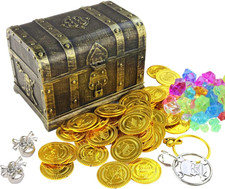 Pirate Treasure Chest Toys Kids Storage Pirate Treasure Chest Adventurous Treasu