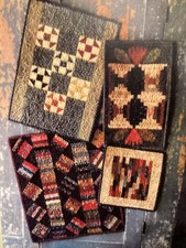 PATTERN &ldquo;Sew Many Pieces&rdquo; Scrap Quilt Table Toppers NEW Cheri Saffiote RARE
