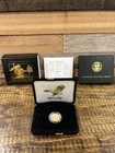 2025-W $5 1/10  oz Proof American Gold Eagle Coin Original Box & COA -