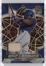 2021 Spectra Epic Legends Materials Hyper Prizm 27/75 Adrian Beltre HOF 04br