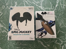 NIB Disney’s Nintendo Wii Epic Mickey Collector's Edition+Paint Brush Controller