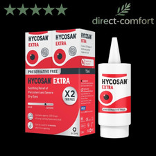 Image of 2x Hycosan Extra Dry Eye Drops 7.5ml – Preservative Free Eye Relief