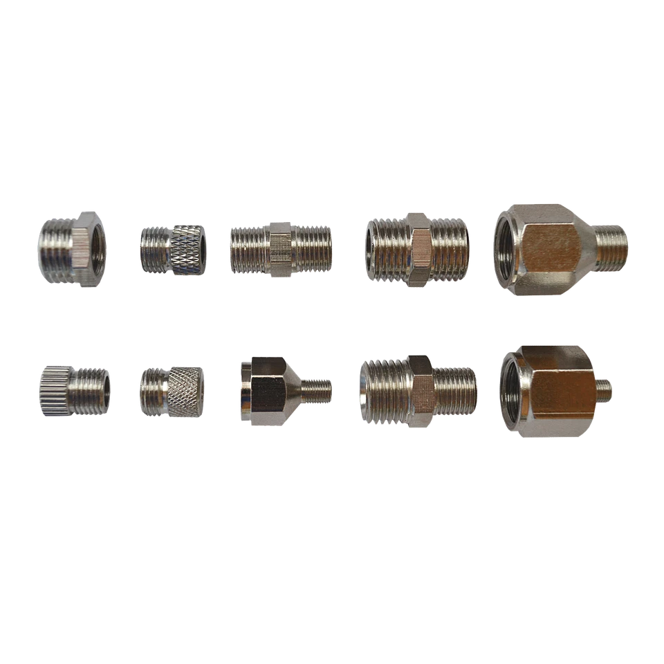 AIRBRUSH ADAPTER VERBINDUNGSSTÜCKE für AIRBRUSHPISTOLEN und AIRBRUSHKOMPRESSOREN