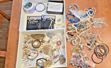 Over 5 Pounds of Vintage Costume Jewelry Wear Repair CRAFTS