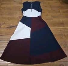 Marks & Spencer Colour Block Womens Dress UK Size 8