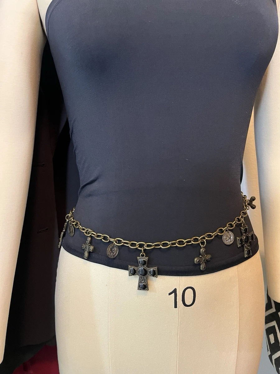Black Gold Chain Belt for sale | eBay display picture 1