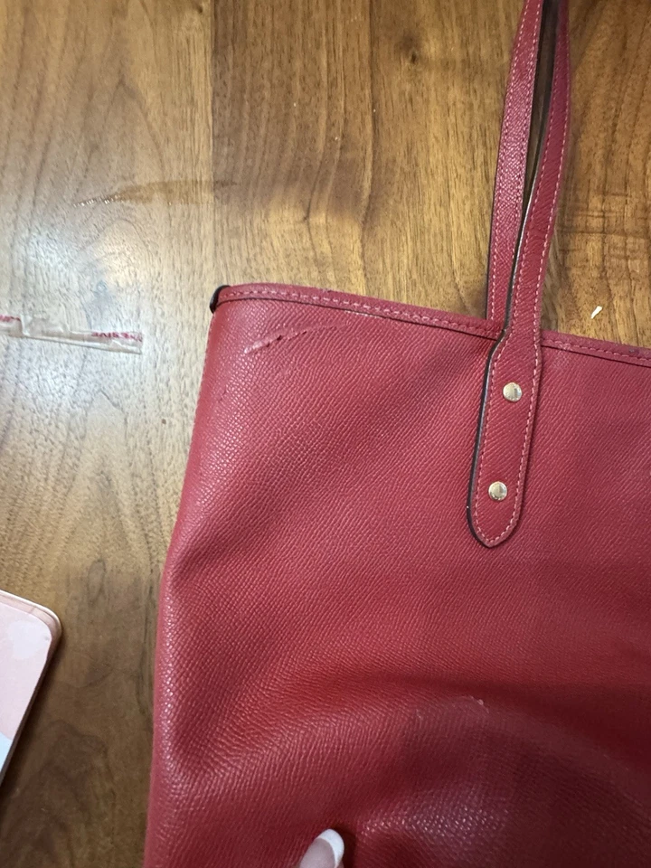 Bolso de Hombro Coach New York Auténtico Cuero Grano Cruzado Mini City F22967 Foto 4 de 4