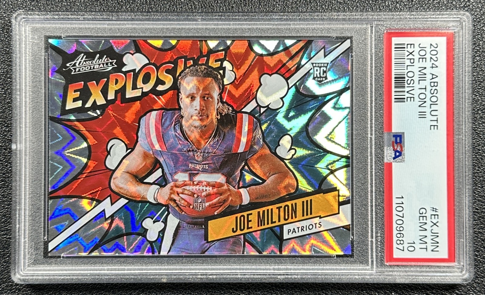 Joe Milton Panini Absolute Explosive #EXJMN Base