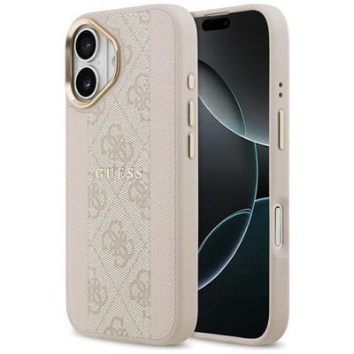 CG MOBILE Guess 4G Stripe kompatibel mit MagSafe Hülle für iPhone 17 (Pink)