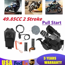 49CC 2 Stroke Engine Motor Kit Pull Start for Pocket Mini Quad Bike Scooter ATV