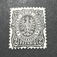1886 Germany 2pf MNH Frankfurt Pribat Collectible Old Stamp