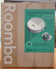 iRobot Roomba 208 DustCompactor Combo Robot Vacuum & Mop – NEW !