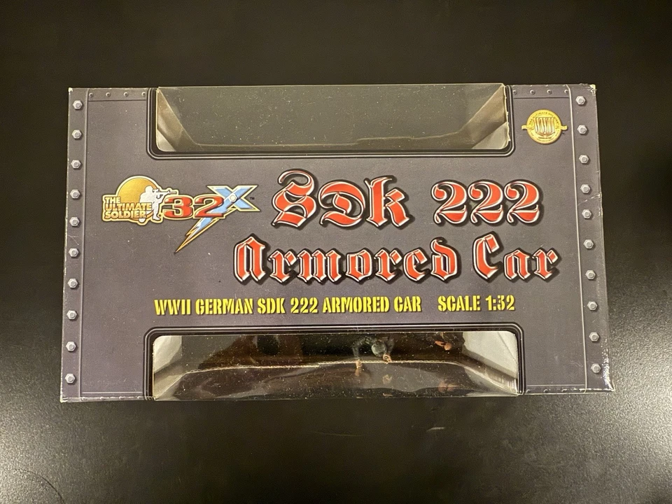 Ultimate Soldier SDK 222 Armored Car WW2 Germany NIB Scale 1/32 (Camouflage) - Image 3 of 4