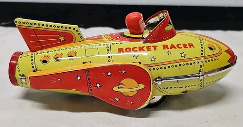 Juguete de hojalata de fricción Rocket Racer de colección en caja serie Schylling Collector - Imagen 3 de 11