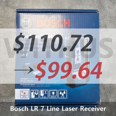 [CLEARANCE] Bosch LR 7 Professional Line Laser Receiver