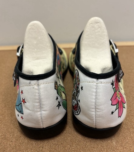Chocolaticas Hot Chocolate Designs Tattoo Art Mary Jane Flat Shoes 39 US 9 - Picture 6 of 18