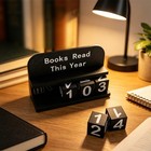 Reading Counter for Book Tracking Goals Books Read This Year Small Size