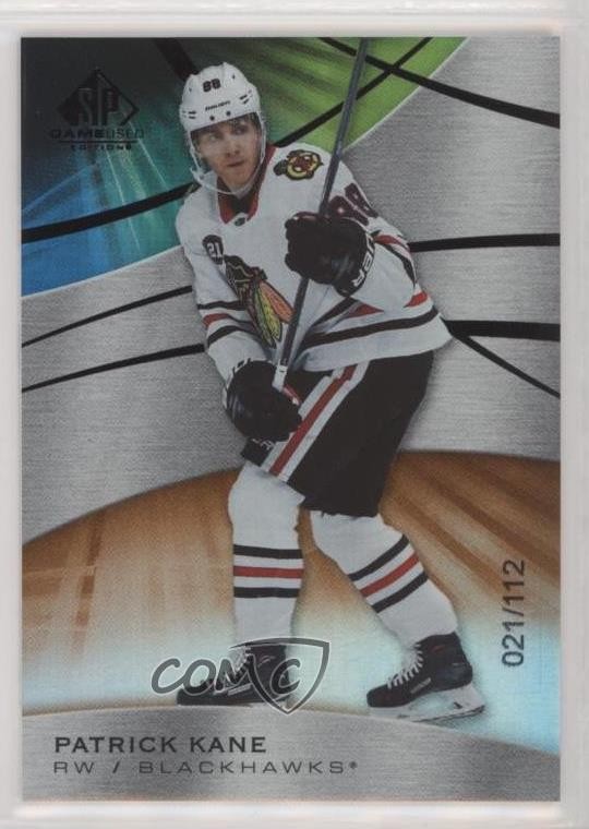 2019-20 SP Game Used Edition Orange Rainbow 21/112 Patrick Kane #45 v7j