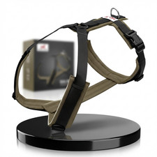 Brustgeschirr Hundegeschirr Y-Geschirr Hund Blau/Grau, unterpolstert div. Größen