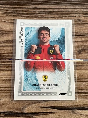 2023 Topps Eccellenza Formula 1 F1 Charles Leclerc La Passione Blue 20/49