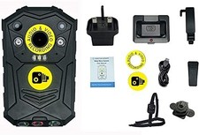 Defender HD Body Kamera echte kristallklare Nachtsicht mit Klickschnell + Kabelbaum