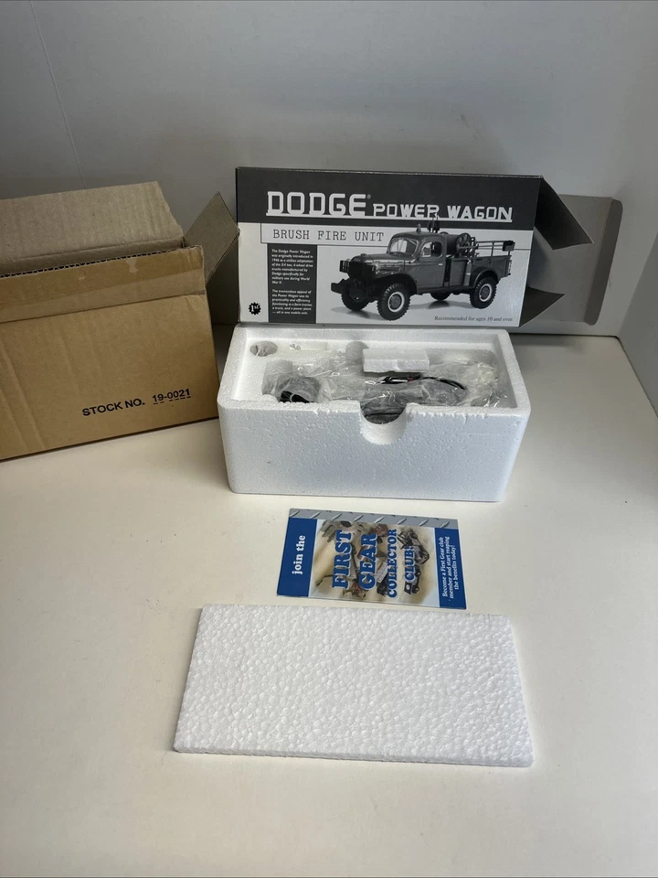 19-0021 FIRST GEAR BRUSH UNIT 1946 DODGE POWER WAGON FIRE TRUCK Brush unit - Image 2 of 4