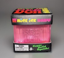 Schylling NeeDoh Nice Ice Baby PINK 1.25" Sensory Squeeze Toy Super Solid Squish