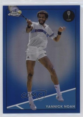 2021 Topps Chrome Blue Refractor 8/99 Yannick Noah #50 Rookie RC HOF nd3