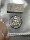 1861 P SEATED LIBERTY HALF DIME