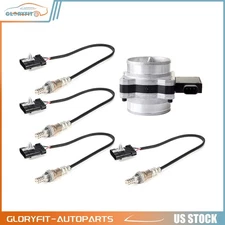 For 1996 Cadillac Fleetwood 5.7L 4pcs Oxygen o2 02 + Mass Airflow MAF Sensor