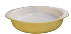 Vintage Pyrex Primary Yellow # 221 8 in Round Ovenware — photo 1
