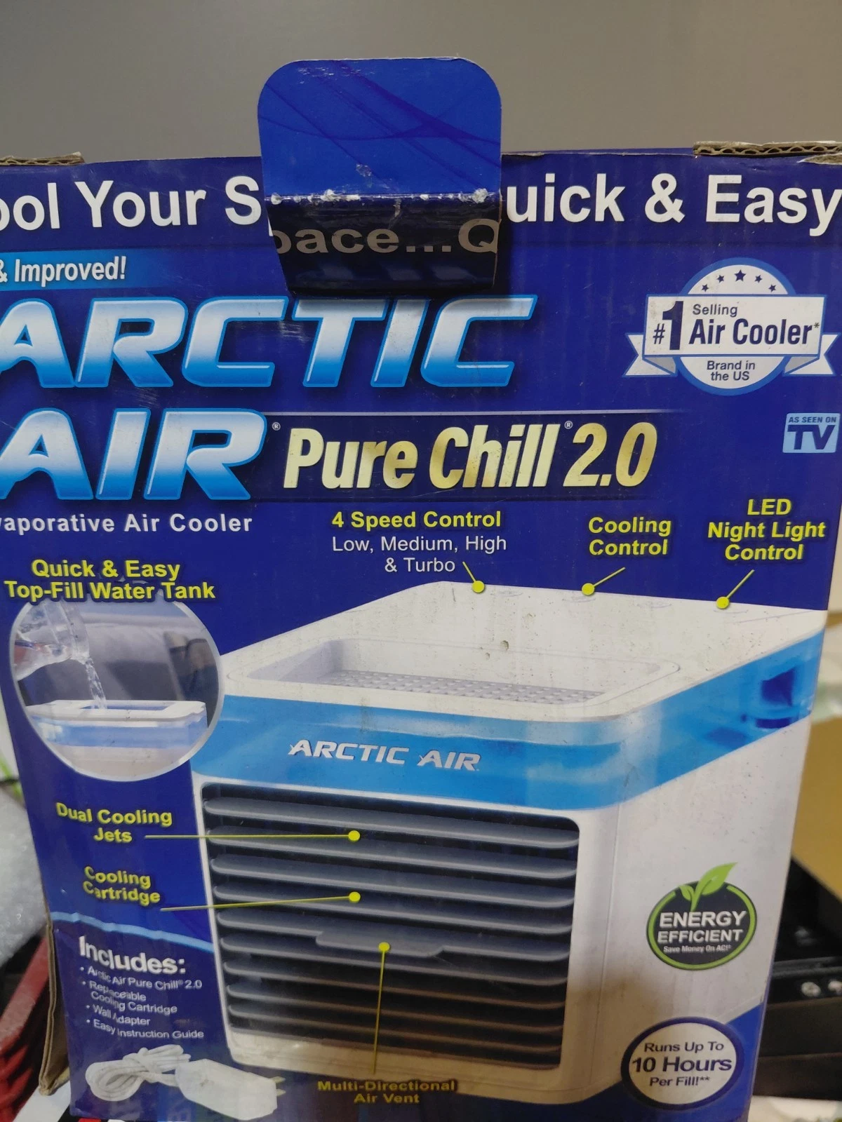 New Arctic Air Pure Chill Evaporative Air Cooler