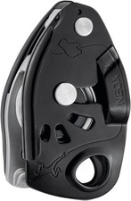 PETZL NEOX Belay Device with cam-Assisted Blocking One Size, Black