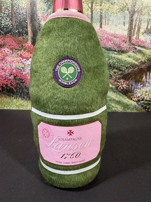 Lanson Wimbledon Championship Champagne Bottle Cooler Cover Pink Label Brut