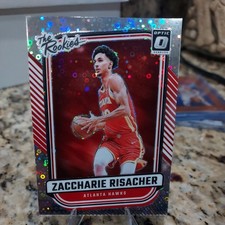 2024-25 Donruss Optic #1 Zaccharie Risacher The Rookies Fast Break Holo