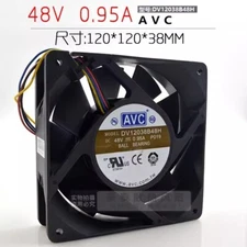 AVC DV12038B48H 12038 DC48V 0.95A 12CM 4-Wire Inverter Cooling Fan