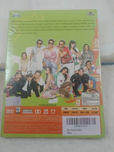 DE DANA DAN DVD Hindi - AKSHAY KUMAR, KATRINA KAIF, - BOLLYWOOD MOVIE NEW - Imagen 2 de 2