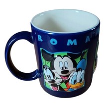 Disney Store Rome/Roma Micky Mouse, Goofy, Donald Duck 3D Mug Preloved In VGC