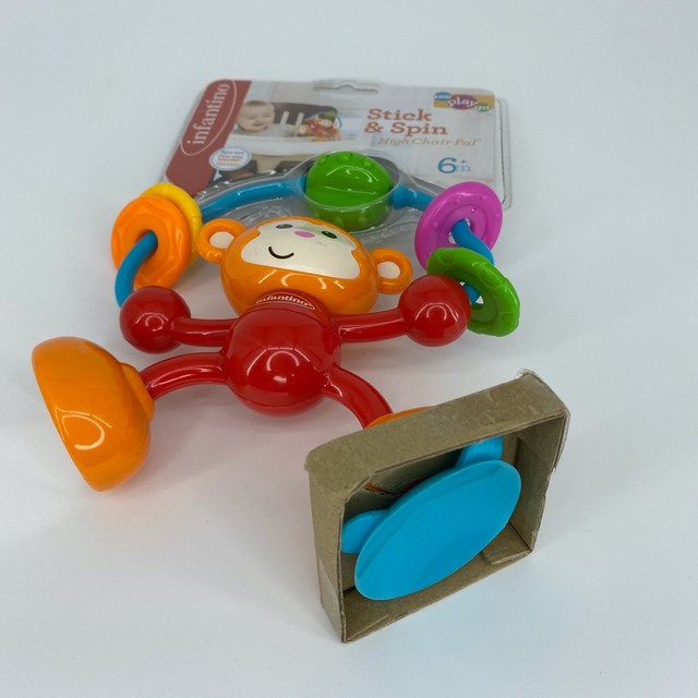 infantino monkey high chair toy