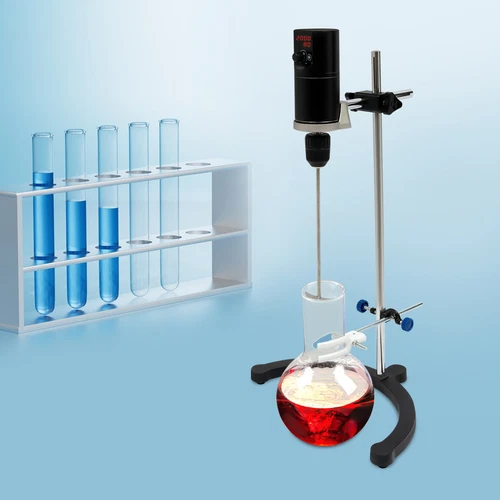 120W Elektrischer Überkopfrührer Max.40L Digital Labormixer Zeit & Geschwindigkeit Einstellbar - Bild 2 von 6