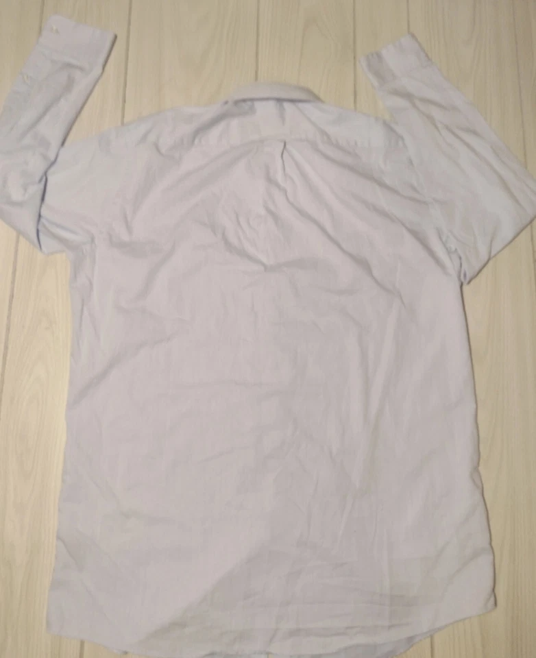 Camisa Polo Club Beverly Hills Para Hombres XL Azul Claro Manga Larga Botón Foto 2 de 4