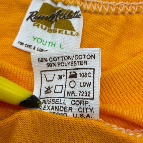 Russell Athletic Shirt Youth Medium Lot Group of 5 Vintage 80s 90s Blank XS USA - Picture 4 of 8