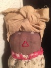 Antique 1800’s Primitive Flour Sack Quilted Hand Made Doll! — photo 2