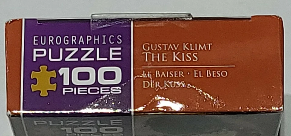Gustav Klimt The Kiss 100 Piece Mini Puzzle 7" x 9" - Image 4 of 4