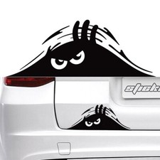1x Eyes Monster Peeper Scary Black Car Window Vinyl Decals Stickers Accessories