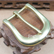 Solid Brass Belt Buckle Men's Pin Belt Buckles Fits For 1.5" Belt