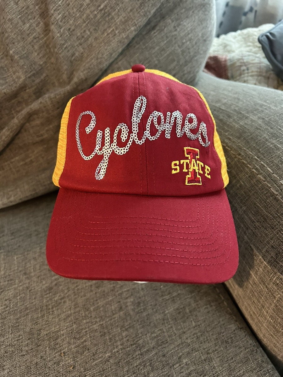 Iowa State Cyclones Embroidered Sequins Strapback Hat Cap Women\'s Iowa State Cyclones  main image 2