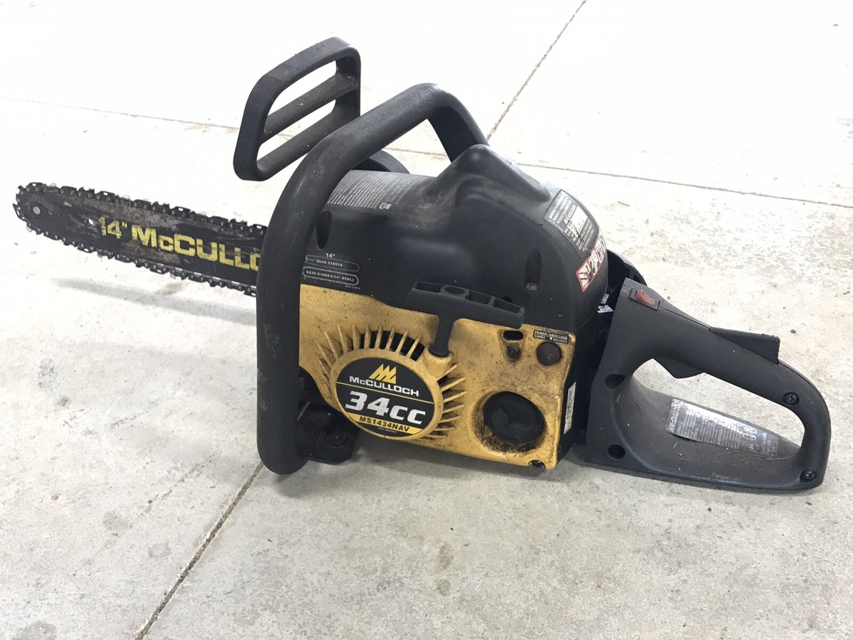 MCCULLOCH MS1434 NAV MS42 CHAINSAW W/ BAR & CHAIN | eBay