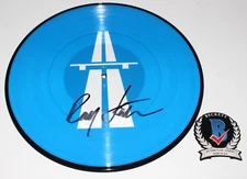 RALF HUTTER SIGNED KRAFTWERK AUTOBAHN 50TH ANNIVERSARY VINYL ALBUM BECKETT COA