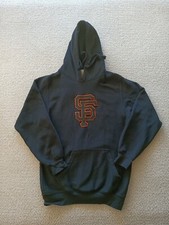 Majestic San Fransisco Giants Hoodie Jumper size S black MLB Baseball 
